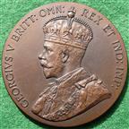 George V, British Empire Exhibition 1925, bronze medal by B Mackennal & P Metcalfe