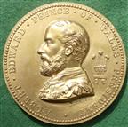 London, International Exhibition of Fine Arts & Industries 1873, gilt white metal medal by G T Morgan