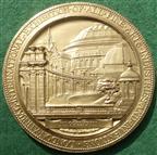 London, International Exhibition of Fine Arts & Industries 1873, gilt white metal medal by G T Morgan