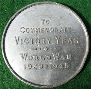 Worshipful Company of Tinplate Workers (London), Second World War Victory Medal 1946, white metal medal
