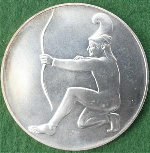 Germany, Munich Olympic Games 1972, sterling silver medal