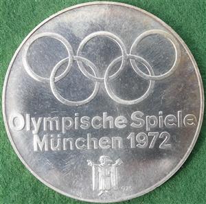 Germany, Munich Olympic Games 1972, sterling silver medal