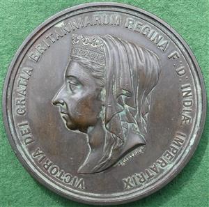 Victoria, Golden Jubilee 1887, bronze medal by J Carter