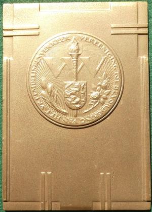 Netherlands, Venlo, Photographic Competition, bronze-gilt prize medal awarded 1953
