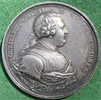 William Duke of Cumberland, Battle of Culloden 1746, silver medal by R Yeo