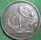 William Duke of Cumberland, Battle of Culloden 1746, silver medal by R Yeo