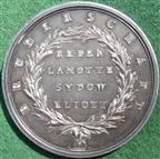 The Siege of Gibraltar 1782, silver medal by Lewis Pingo