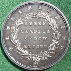 The Siege of Gibraltar 1782, silver medal by Lewis Pingo