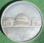 Ireland, The Great Industrial Exhibition of Ireland 1853, large white metal medal by T Ottley