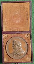 Bath, Reverend William Jay, 50 Years Pastor at Argyle Chapel 1841, bronze medal