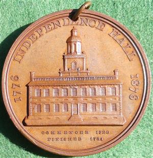 United States of America, Centenary of Independence 1876, bronze medal