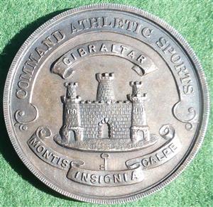 Gibraltar, Command Athletic Sports, silver prize medal