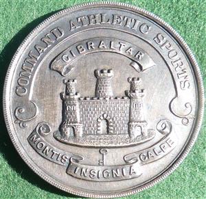 Gibraltar, Command Athletic Sports, silver prize medal