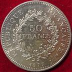 France, Fifth Republic, silver 5-Francs 1977