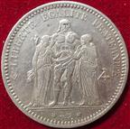 Third Republic, 5-Francs 1873A