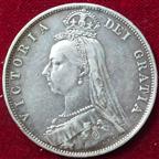 Victoria, Halfcrown 1887