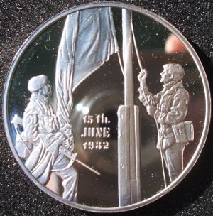 Falklands Liberation medal 1982