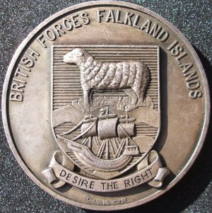 Falklands Garrison medal 1984