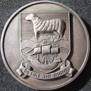 Falklands Garrison medal 1984