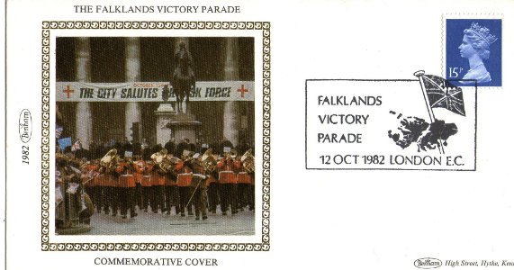 Falklands Victory Parade First Day cover